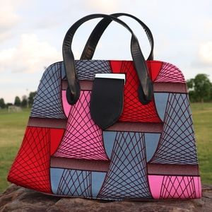 Multicolored African Print Bag (ABI ESO)